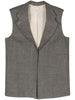 Alysi Gilet Grigio Donna Principe di Galles 1