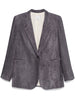 Alysi Purple Jacket Women Velvet Millerighe 5