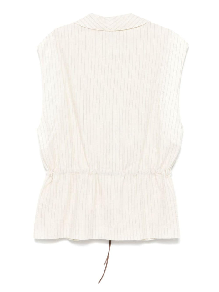 Alysi Gilet Bianco Donna 2