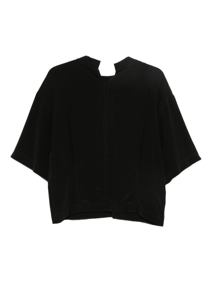 Alysi Blusa Nero Donna 2