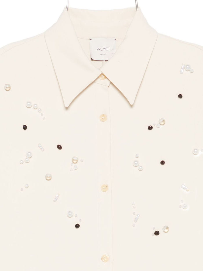 Alysi Damen Weißes Hemd 2