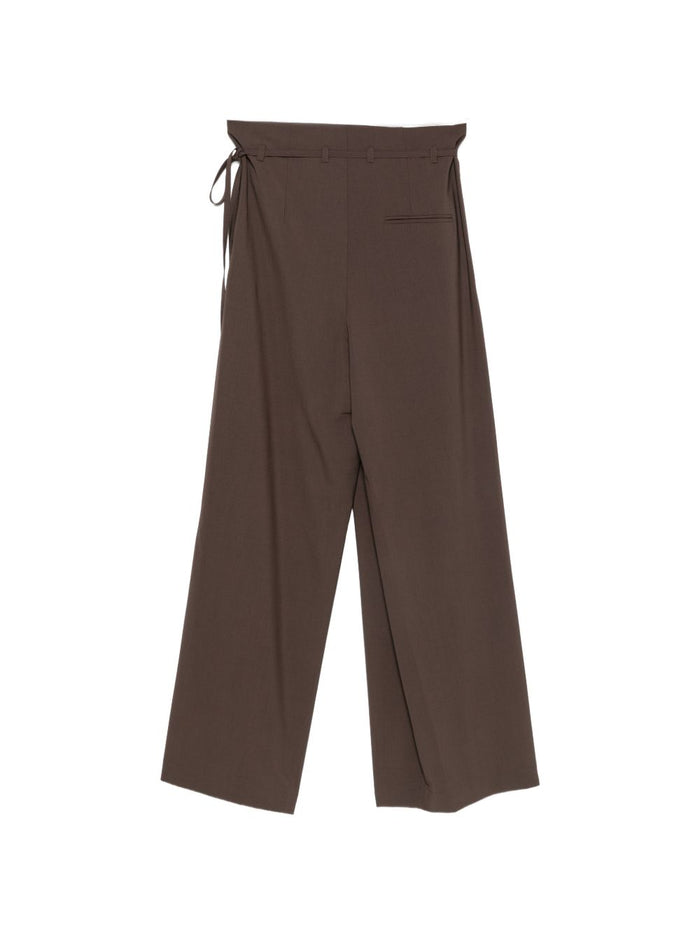 Alysi Pantalone Marrone Donna 2