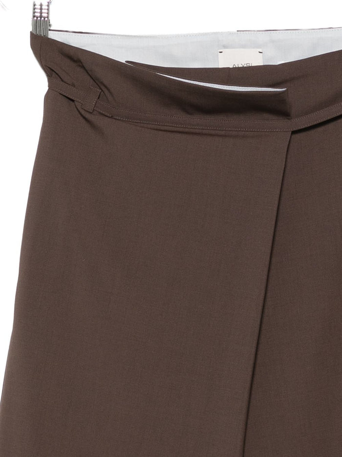Alysi Pantalone Marrone Donna 3