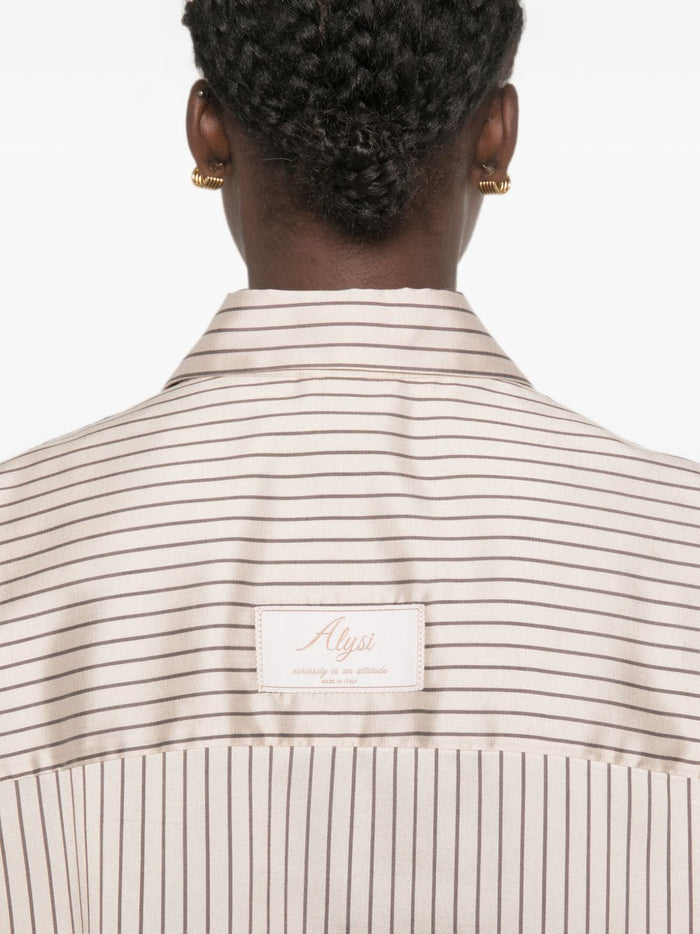 Alysi Camicia Marrone Donna 4