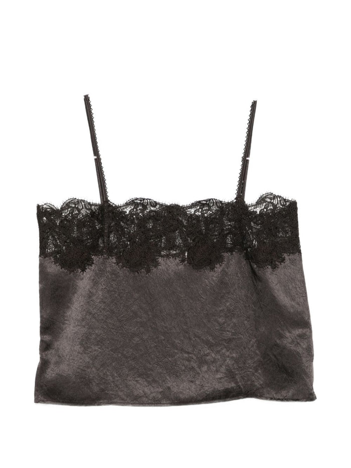 Alysi Top Marrone Donna 1