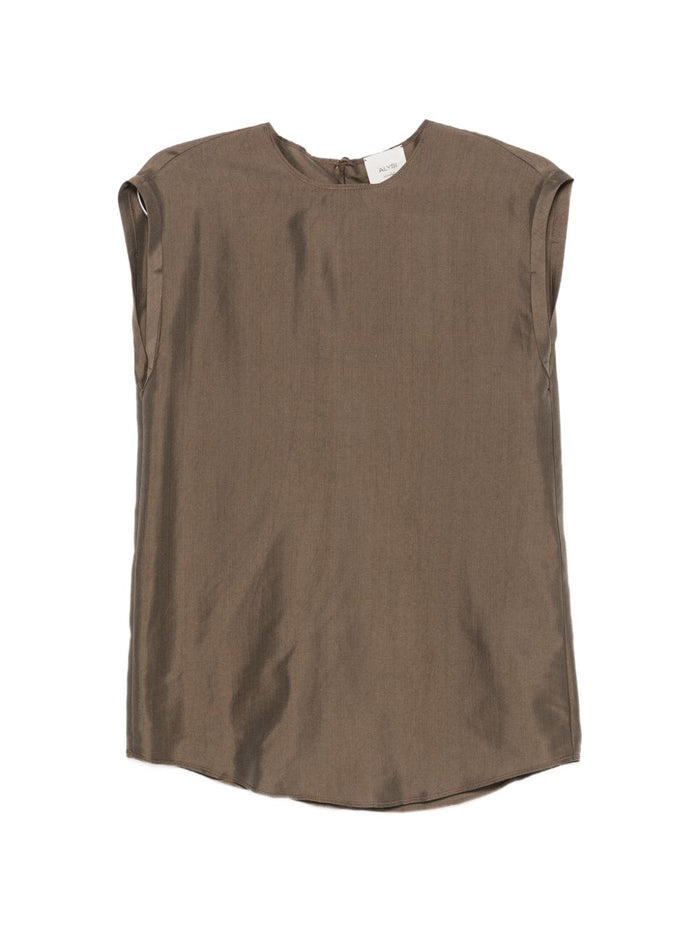 Alysi Top Marrone Donna 1