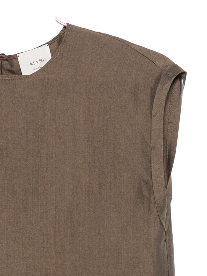 Alysi Top Marrone Donna 2