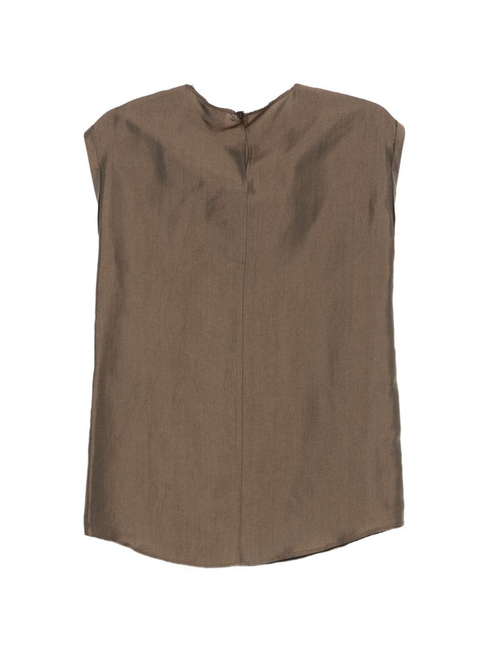 Alysi Top Marrone Donna 3