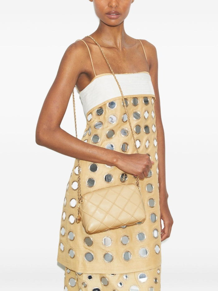 Tory Burch Fleming Donna Borsa Beige 2