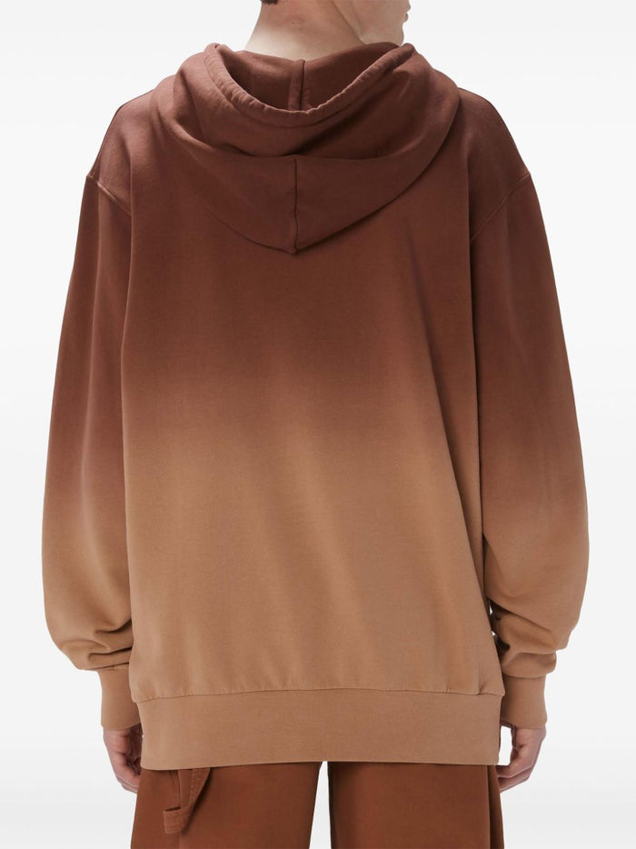 Jwanderson Men's Brown Sweatshirt with Gradient Effect 3