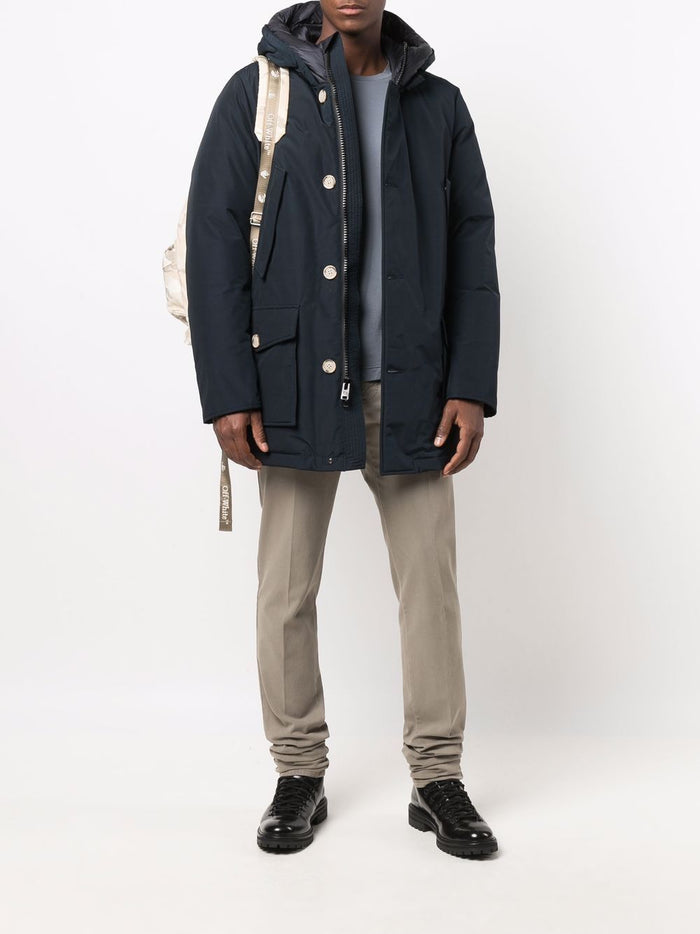 Woolrich Blue Arctic Parka Jacket 1