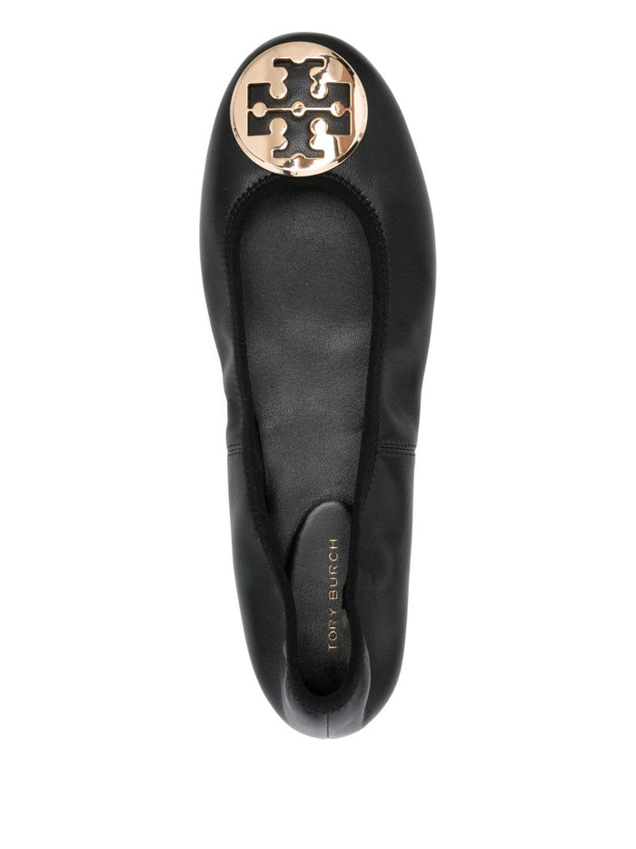 Tory Burch Ballerine Nero Donna Placca Logo 4