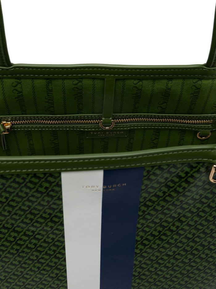 Tory Burch Borsa Verde Donna Racer Tote 5
