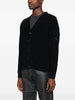 C.p.company Cardigan Nero Uomo Lente Logo 2