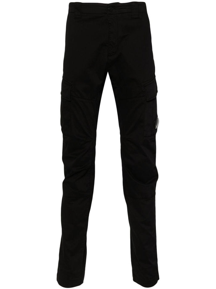 C.p.company Pantalone Nero Uomo con applicazione 5