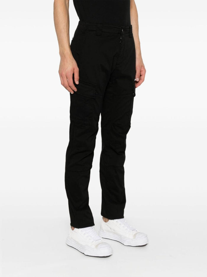 C.p.company Pantalone Nero Uomo con applicazione 3