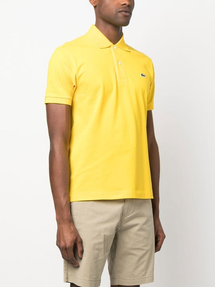 Lacoste Polo Giallo Uomo Giallo con logo ricamato 1