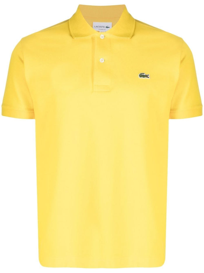 Lacoste Polo Giallo Uomo Giallo con logo ricamato 5