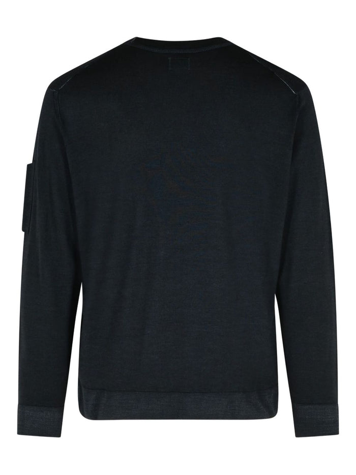 CpcompanyHerren – Gerippter Pullover in schwarz 2