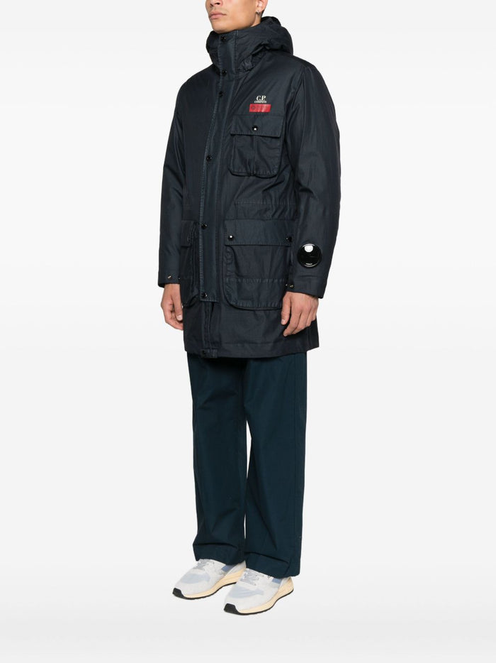 Cpcompany Herren-Blaue Jacke – Linsendetails 1