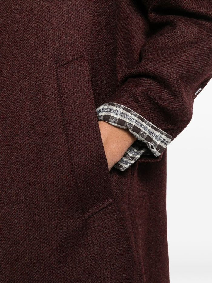 New York Cappotto Viola Uomo 2