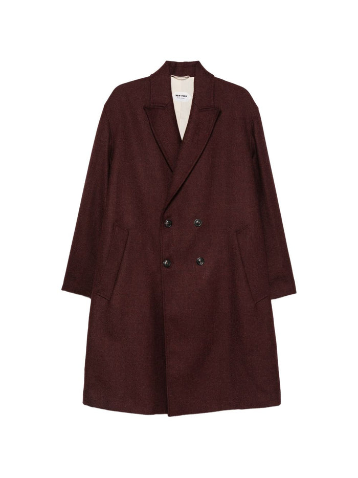 New York Cappotto Viola Uomo 1