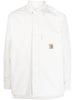 Carhartt White Men's Shirt with Flap Pocket 5