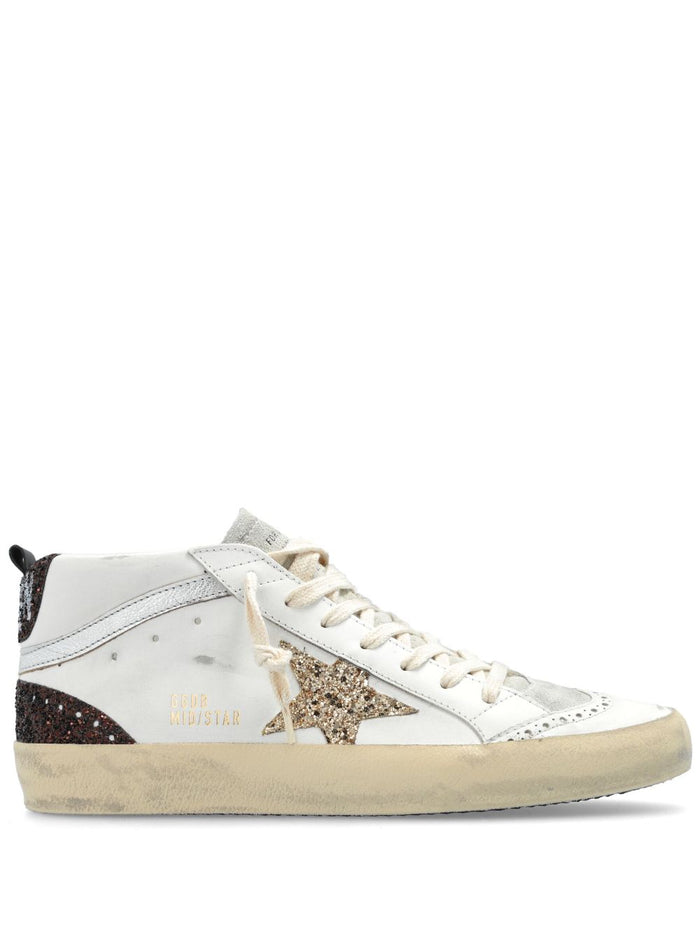 Golden Goose Scarpa Bianco Donna Mid Star 3