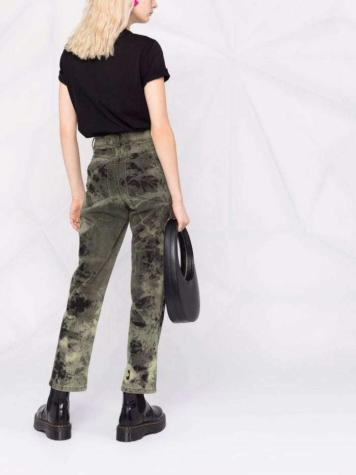 MSGM Damen T-Shirt in schwarz 3