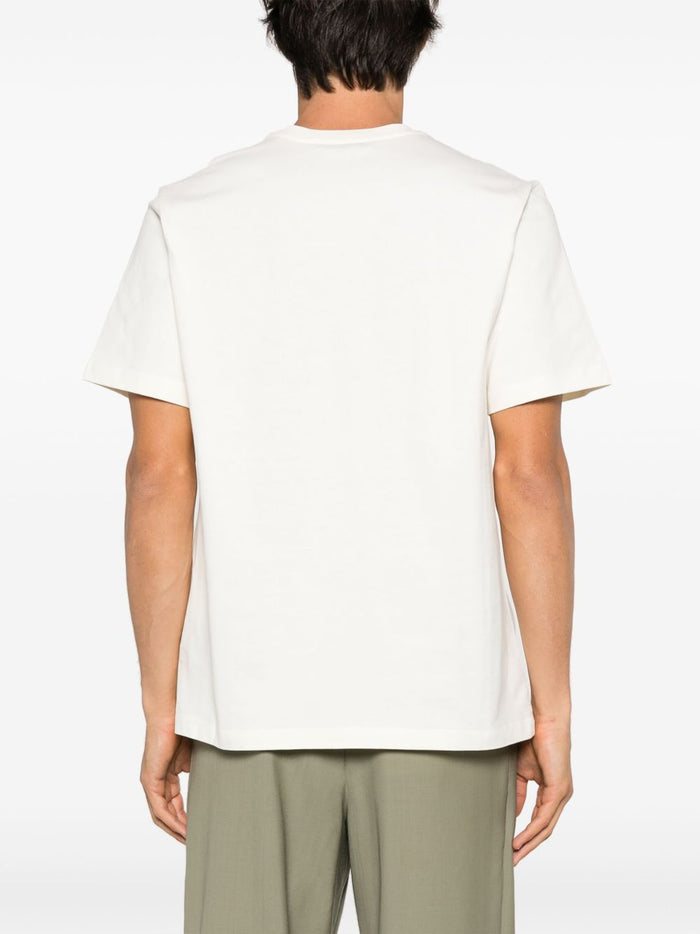MSGM Herren-T-Shirt, weiß, mit Mikro-Logo 3