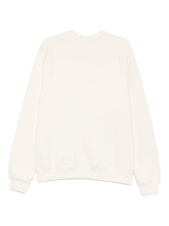 MSGM Herren-Sweatshirt, weiß, mit Mikro-Logo 3