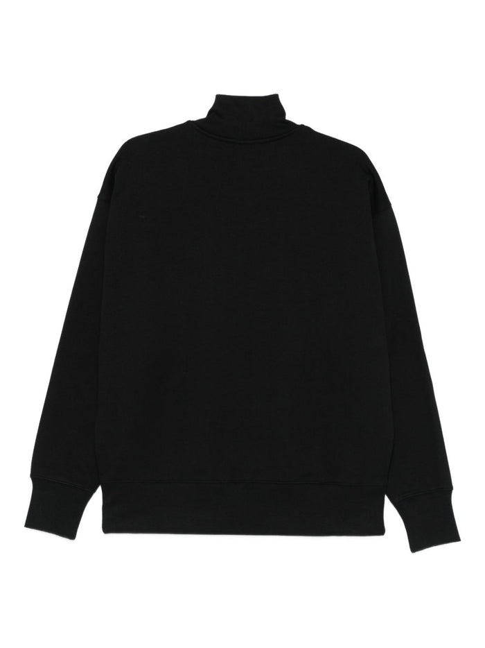 Schwarzes Herren-Sweatshirt mit Stehkragen von Msgm 2