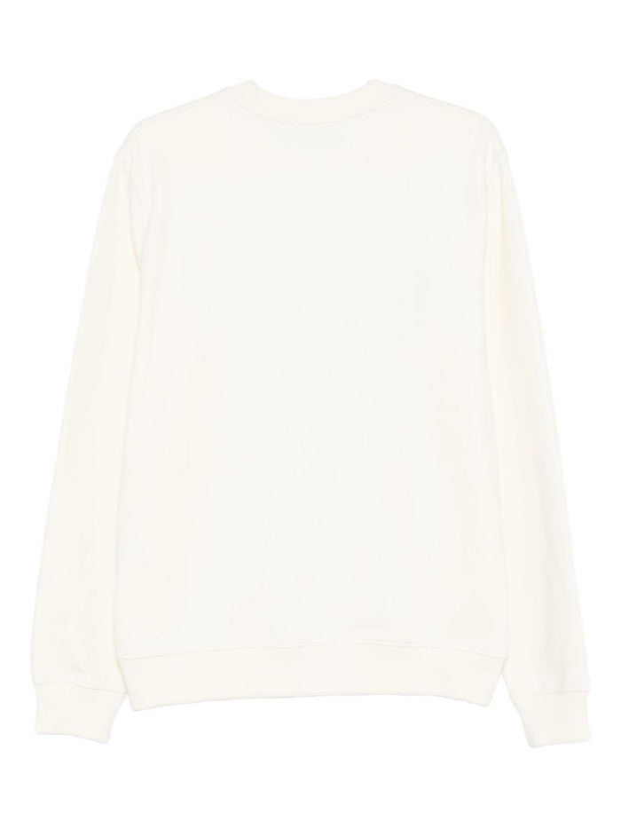 Weißes Herren-Sweatshirt von MSGM mit Logodruck 2