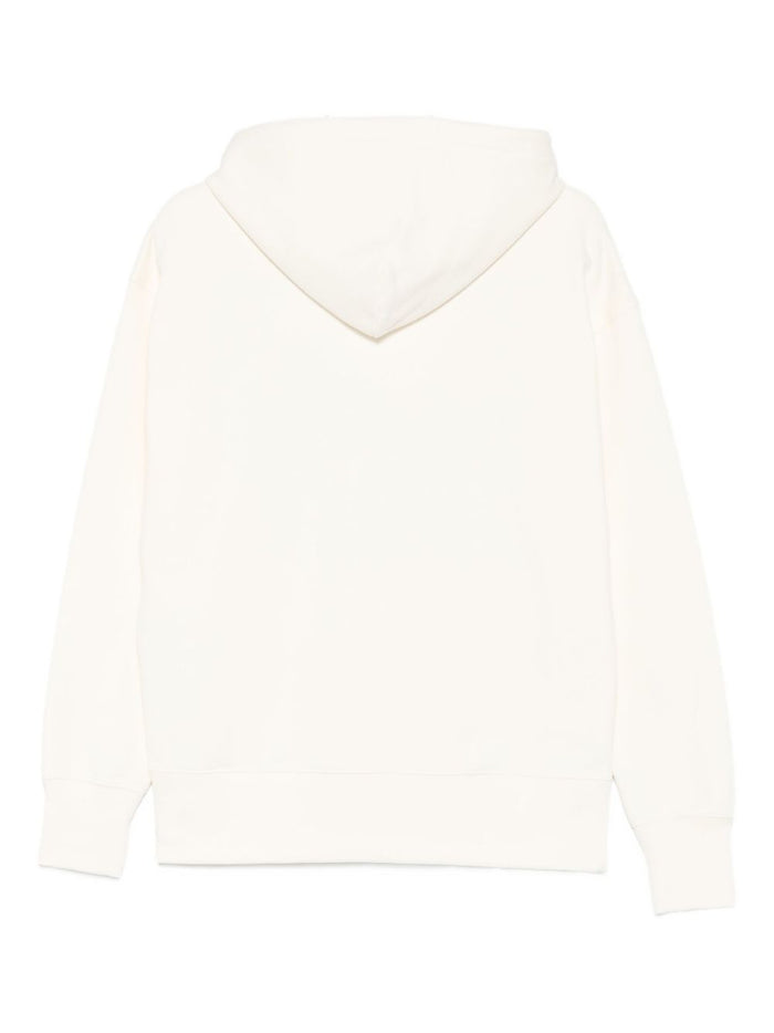 MSGM Herren-Sweatshirt, weiß, Logo, Mailand 3