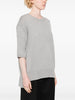 Lisa Yang Women's Grey Half Sleeve Sweater 2