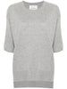 Lisa Yang Women's Grey Half Sleeve Sweater 5