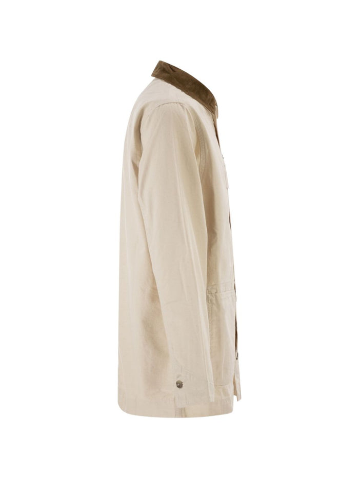 Patagonia Giubbotto Beige Uomo Colletto a Coste 2