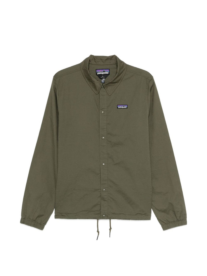 Patagonia Giacca-Camicia Verde Uomo Micro Logo 5