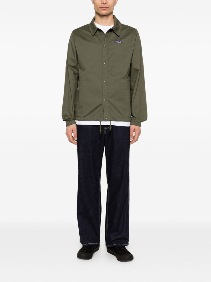 Patagonia Giacca-Camicia Verde Uomo Micro Logo 2