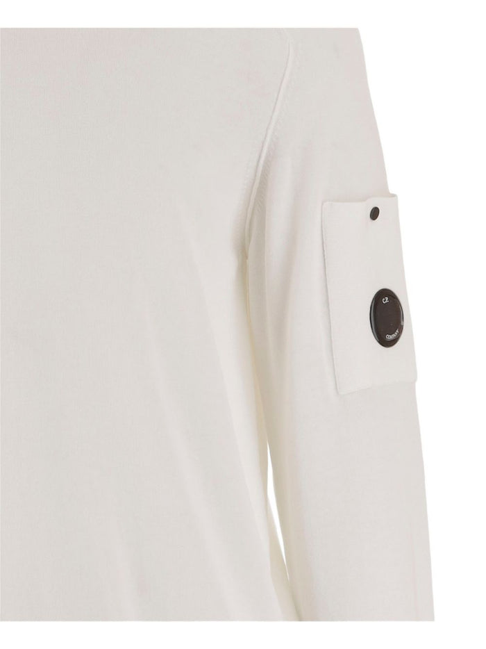 C.p.company Maglia Bianco Uomo Girocollo 4