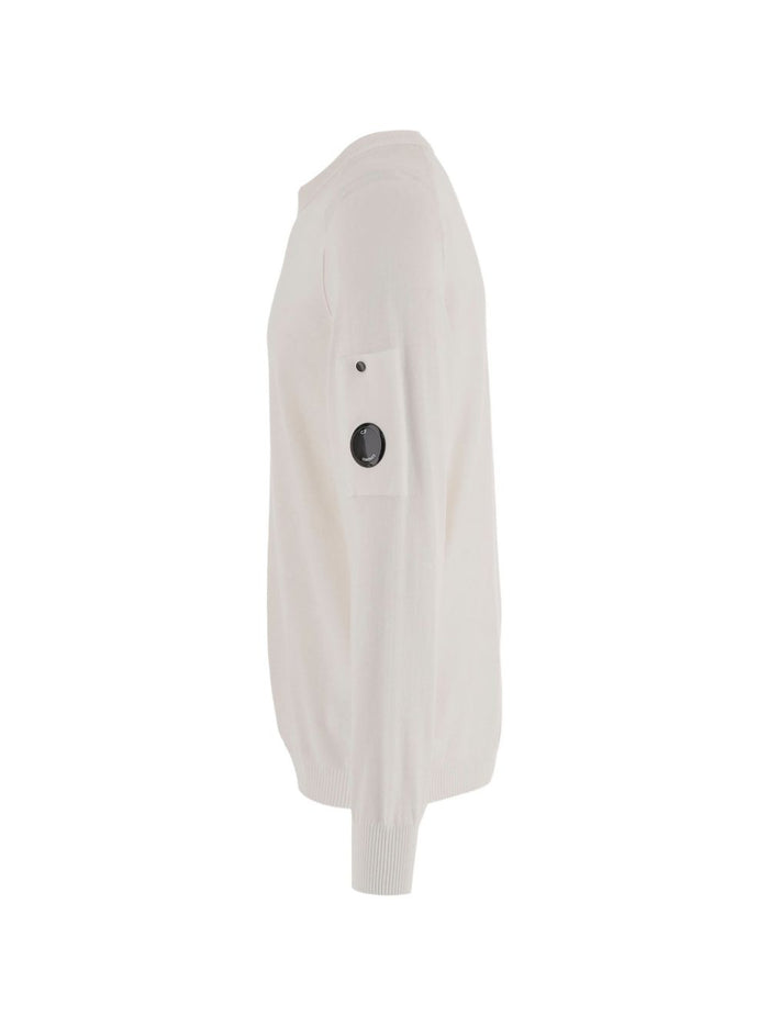 C.p.company Maglia Bianco Uomo Girocollo 3