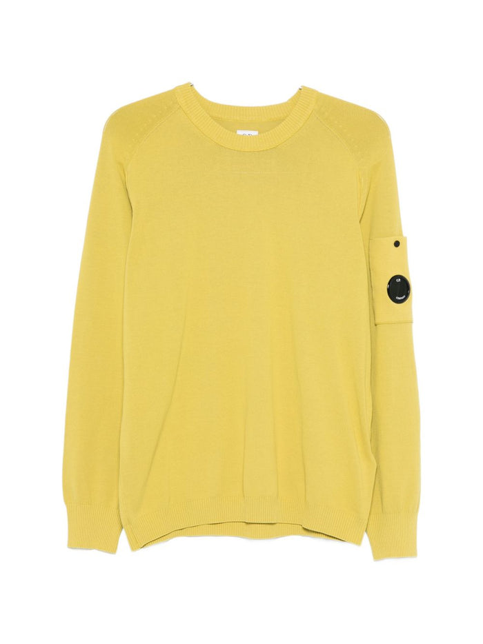 C.p.company Maglia Scollo Tondo Uomo Giallo 5