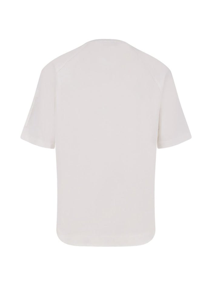 C.p.company T-shirt Bianco Uomo Lente 2