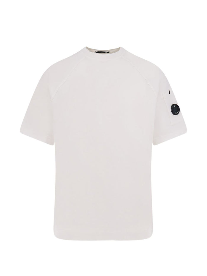 C.p.company T-shirt Bianco Uomo Lente 1