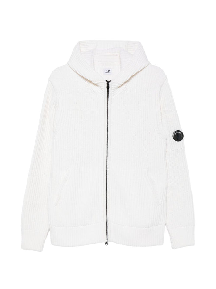 C.p.company Cardigan Bianco Uomo 1
