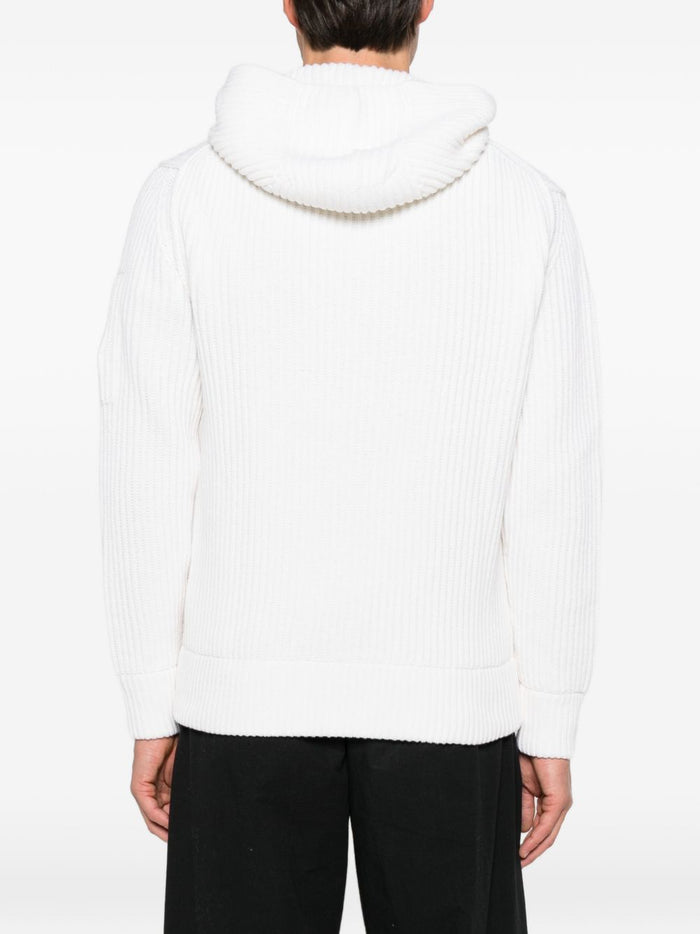 C.p.company Cardigan Bianco Uomo 2