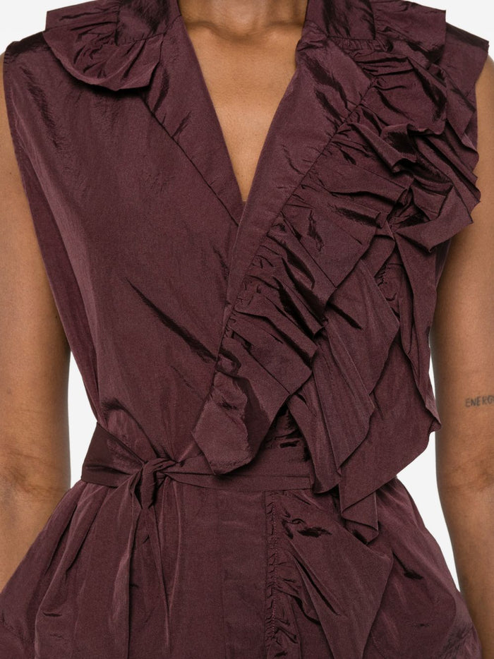 Psophia Top Prugna Donna Rouches 7