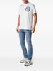 Philipp Plein T-shirt Bianco Uomo Logo Strass Multicolor 1