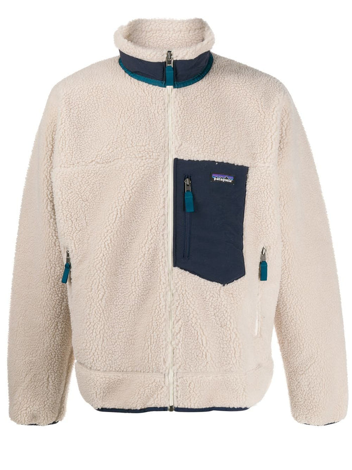 Patagonia Giubbotto Beige-Blu Uomo Classic Retro-X 7