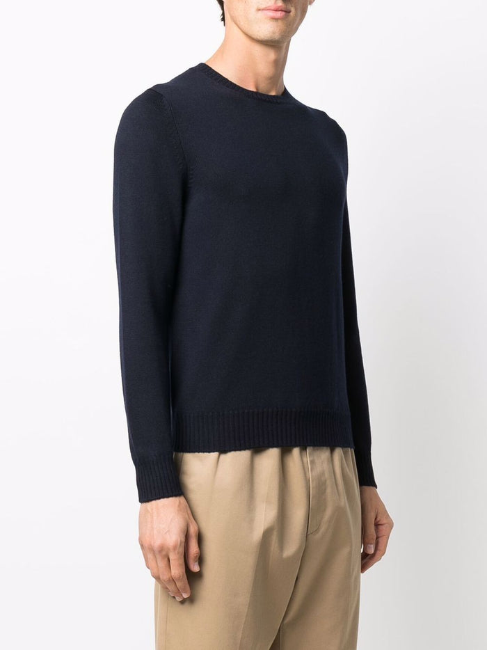 Fileria Herren Pullover mit Rundhalsausschnitt in blau 2